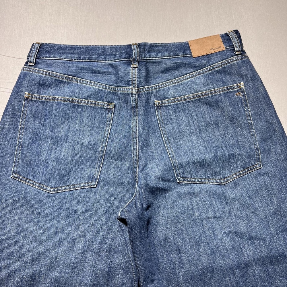 Madewell Superwide-Leg Jeans Softdrape Edition Womens 32 Blue High Waist - Picture 3 of 15